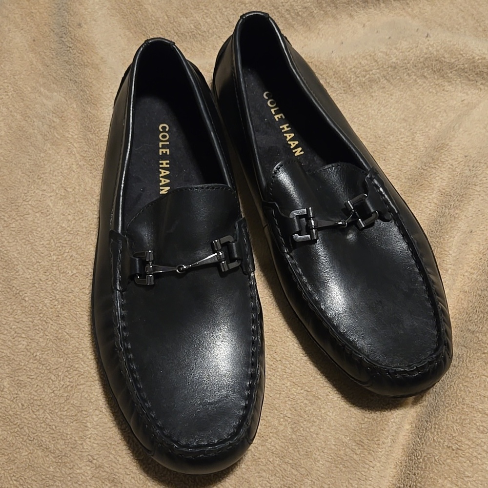 Cole Haan Men's Wyatt Bit Driving Loafer Black Size 8.5M